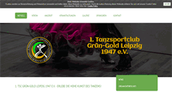 Desktop Screenshot of gruen-gold-leipzig.de